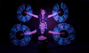 spectacles de feu et lumière - spectacle de lumière LED pour événementiel