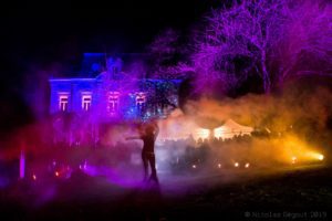 spectacles de feu et lumière