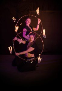 spectacles de feu et lumière