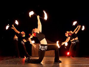 Ardensia spectacle feu pyrotechnique et spectacle de lumière LED