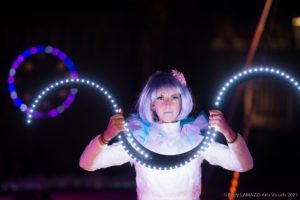 spectacle de lumière LED féerique
