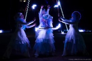 spectacle de lumière LED féerique