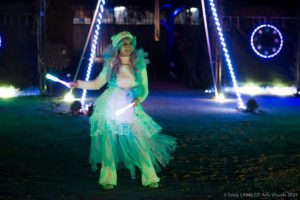 spectacle de lumière LED féerique