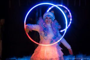 spectacle de lumière LED féerique