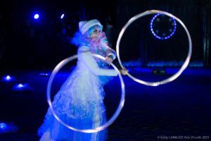 spectacle de lumière LED féerique