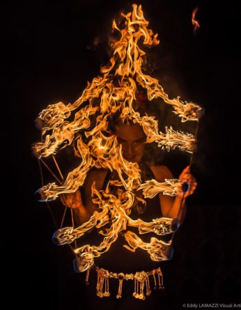 Ardensia Lillebonne - spectacle feu et LED (10)