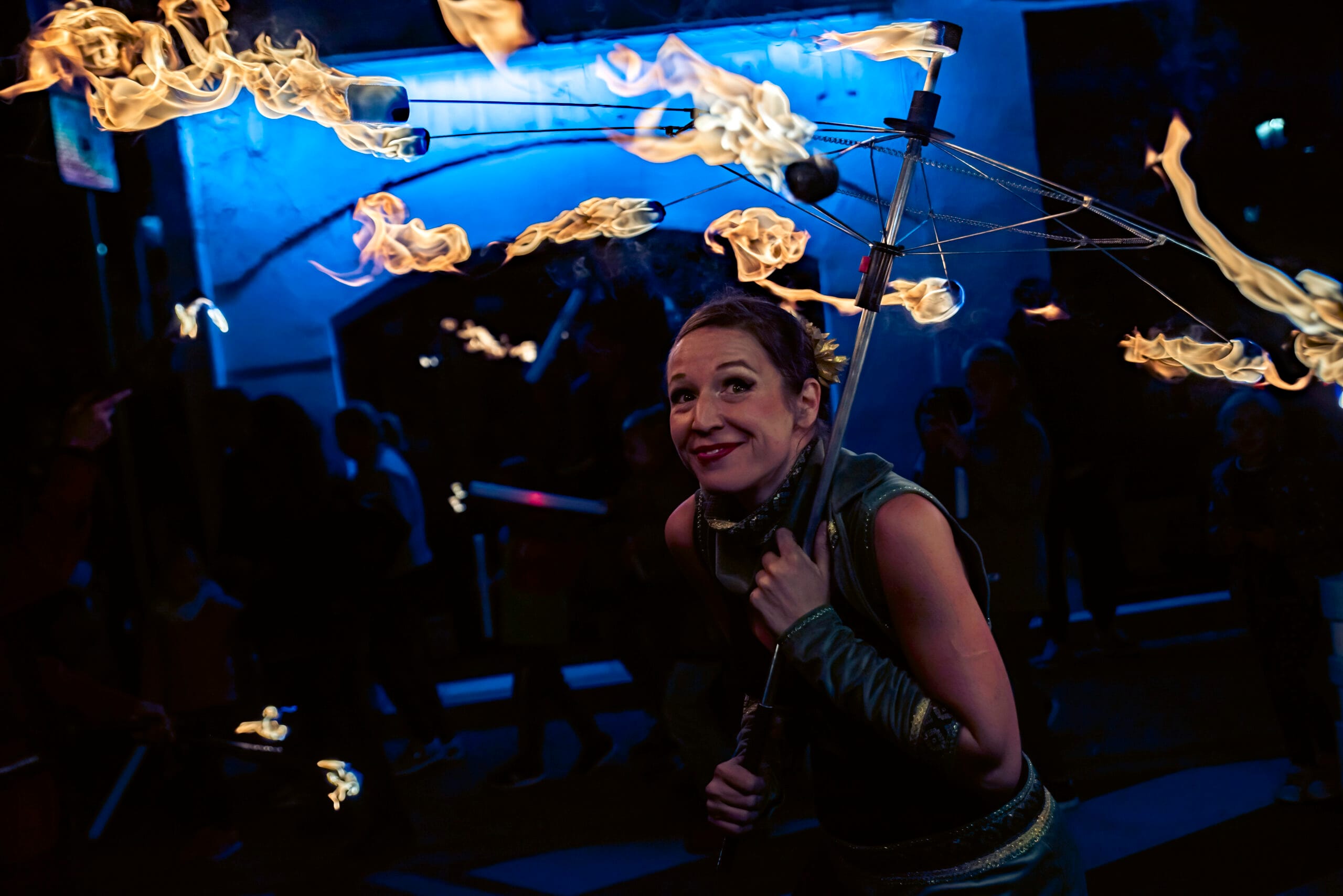 Déambulation feu et lumière Ardensia - Compagnie Luminescence