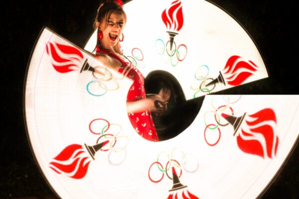 Rockin’Games, spectacle de sport, feu et lumière