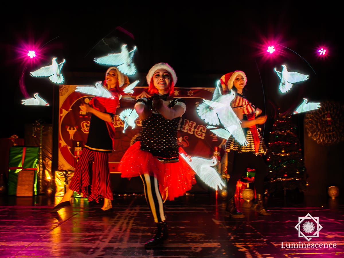Spectacle de cirque et événementiel de la Compagnie Luminescence